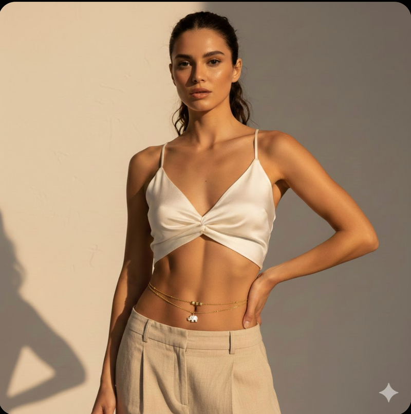 Ivory Luck Layered Waist Chain