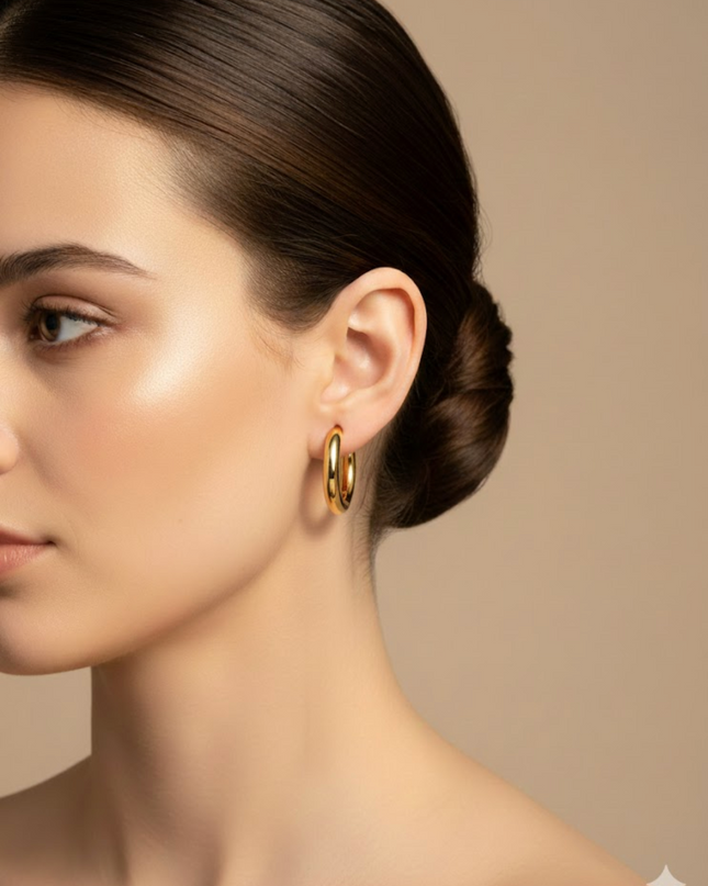 Essential Gold Hoops