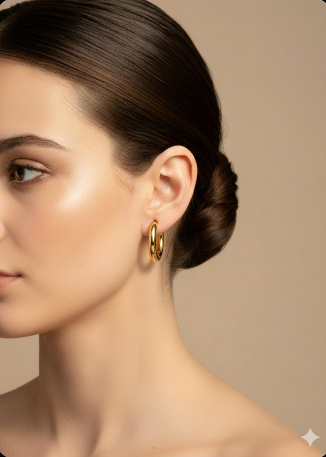 Essential Gold Hoops