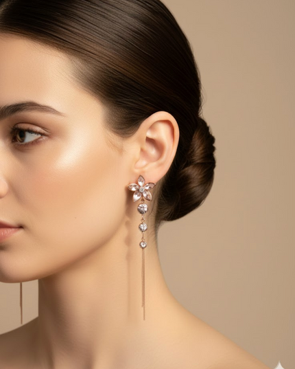 Stellar Cascade Drop Earrings
