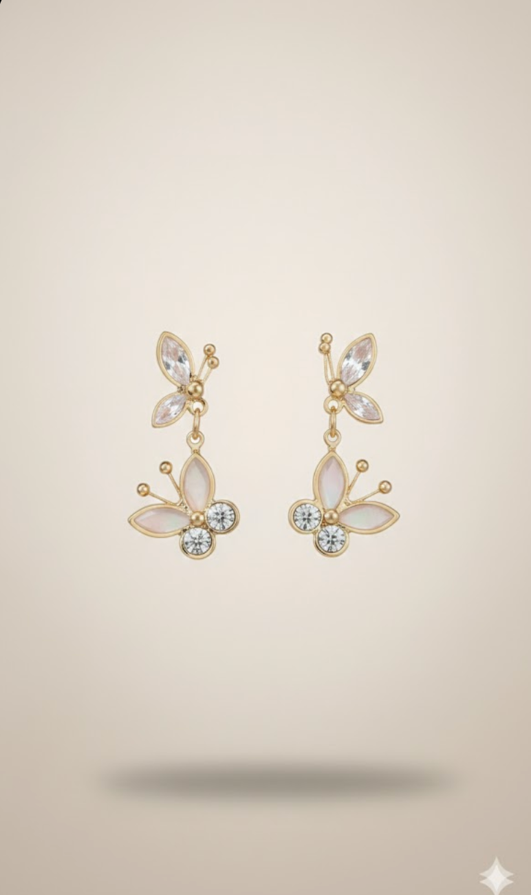 Petal Drift Drop Earrings