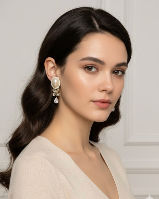 Pearl Élan Drop Earrings