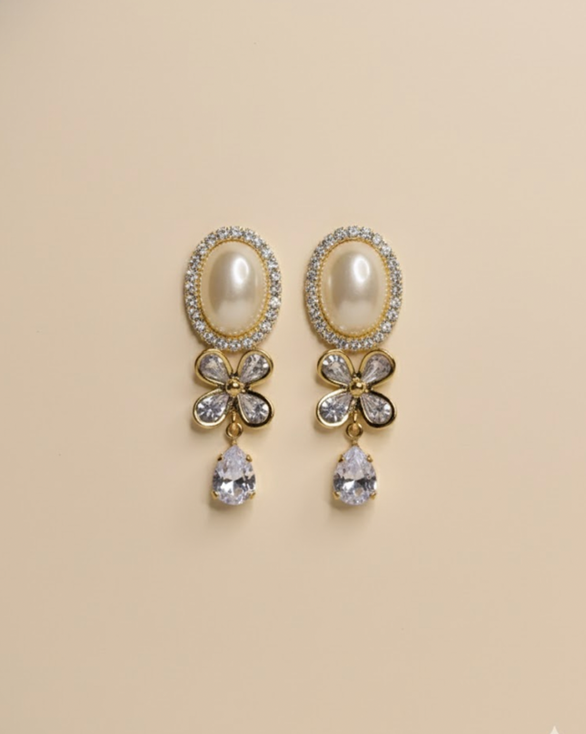Pearl Élan Drop Earrings